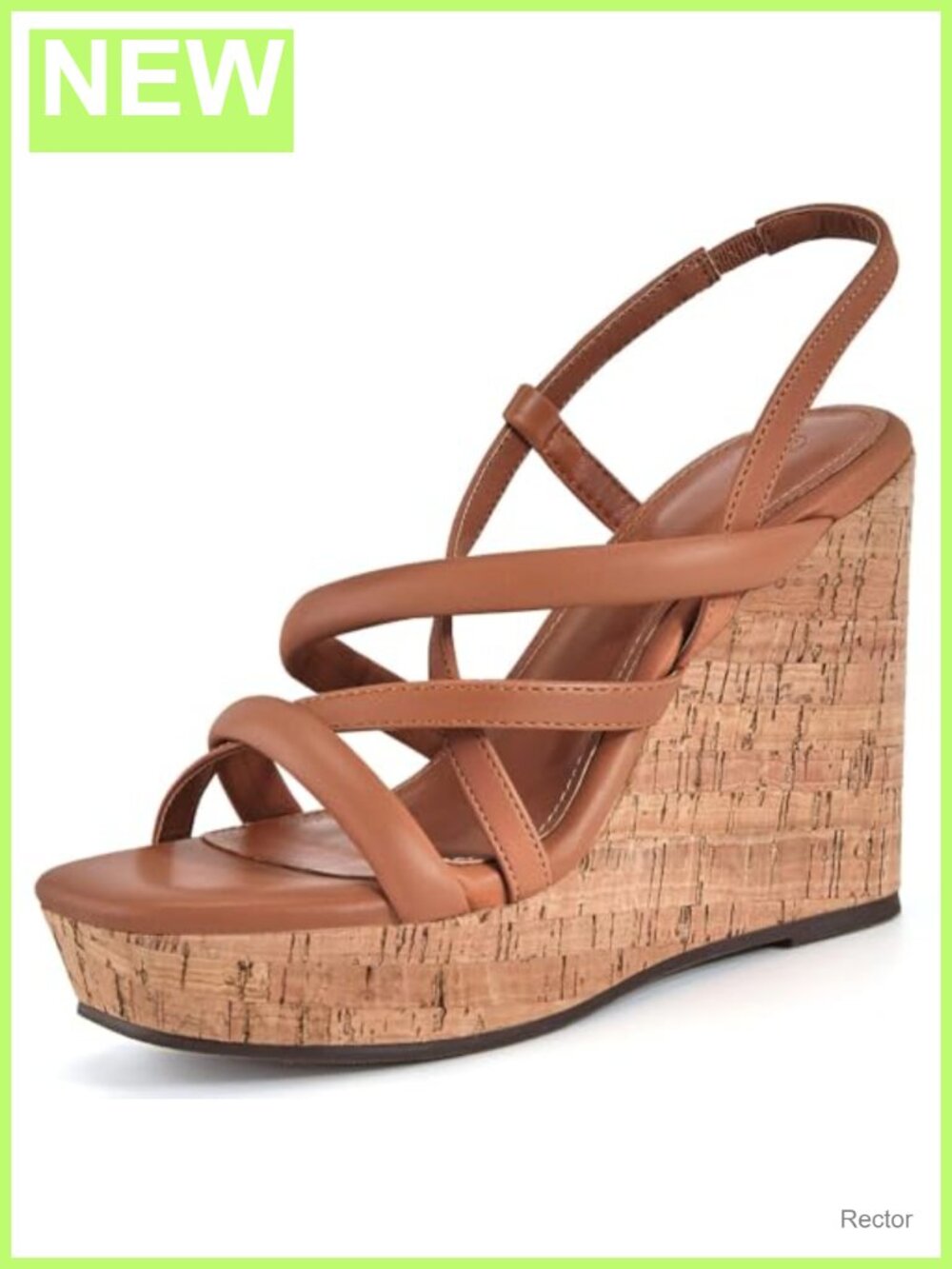 Womens Platform Wedge Sandals Cork Slingback Espadrilles Open Toe Summer